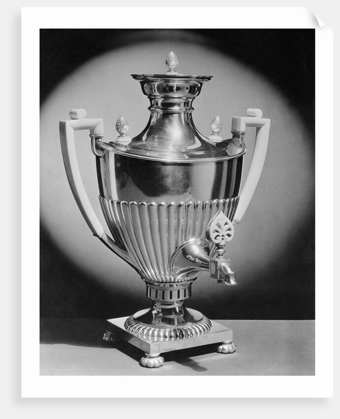 Silver Samovar by Carl Faberge for Czar Nicholas II by Anonymous