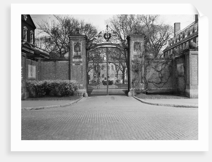 Gate Entrance to Harvard University by Anonymous