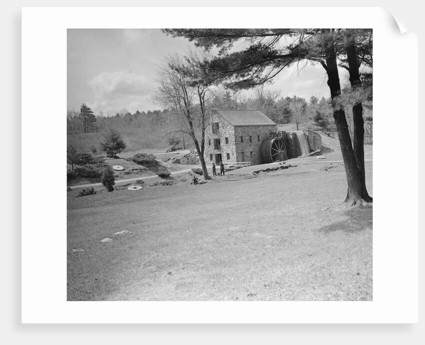 Exterior View of a Grist Mill by Anonymous