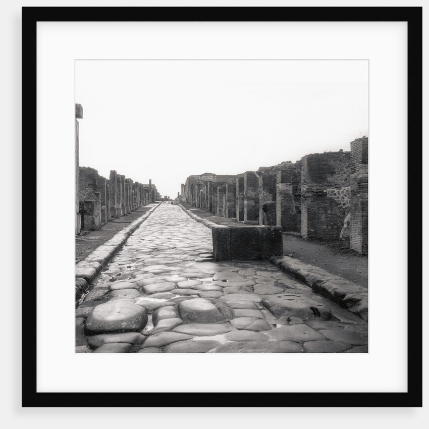 View of Pompeii Street by Anonymous