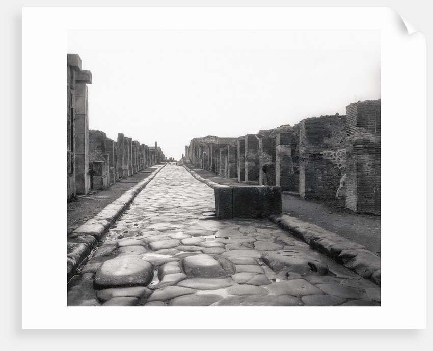 View of Pompeii Street by Anonymous