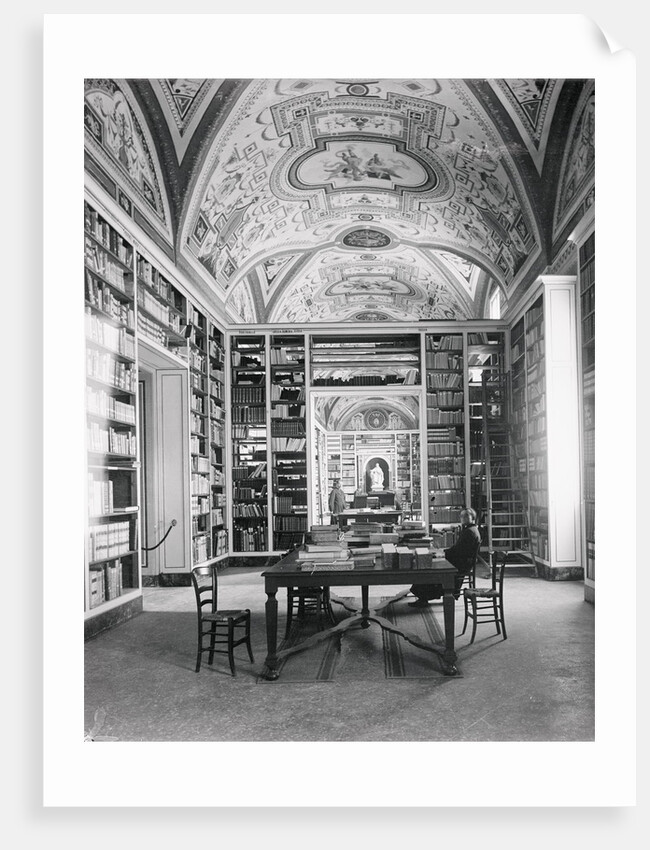 Interior View of Reading Room at Vatican Library by Anonymous