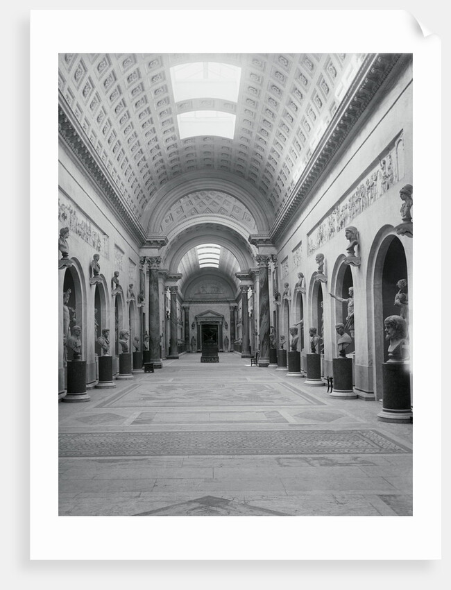 Interior View of Vatican Museum the Braccio Muovo by Anonymous