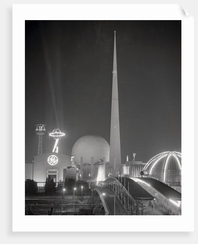 The Trylon and Perisphere by Anonymous