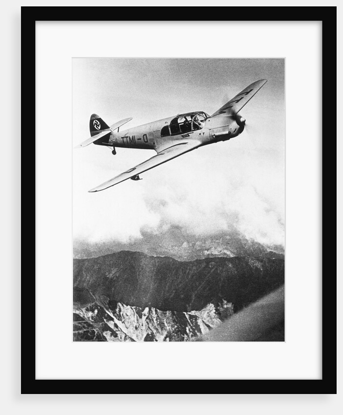 Airplane During Race Flight by Anonymous