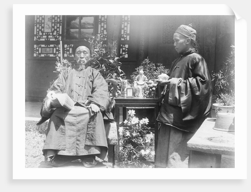Chinese Man Being Served by Anonymous