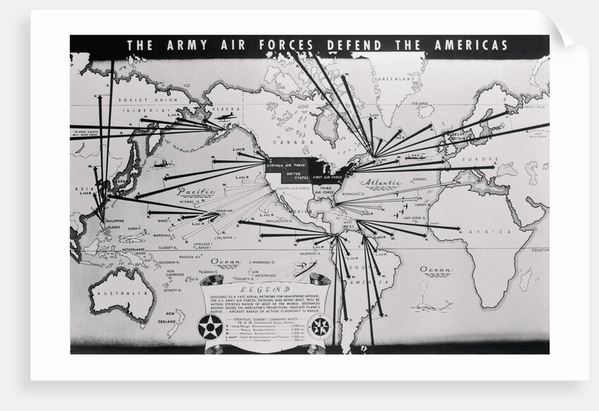 Map of American Routes by Anonymous