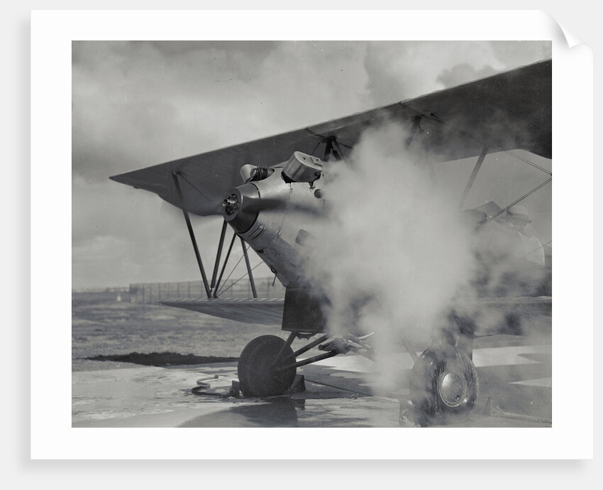 Steam Being Exhausted from Airplane by Anonymous