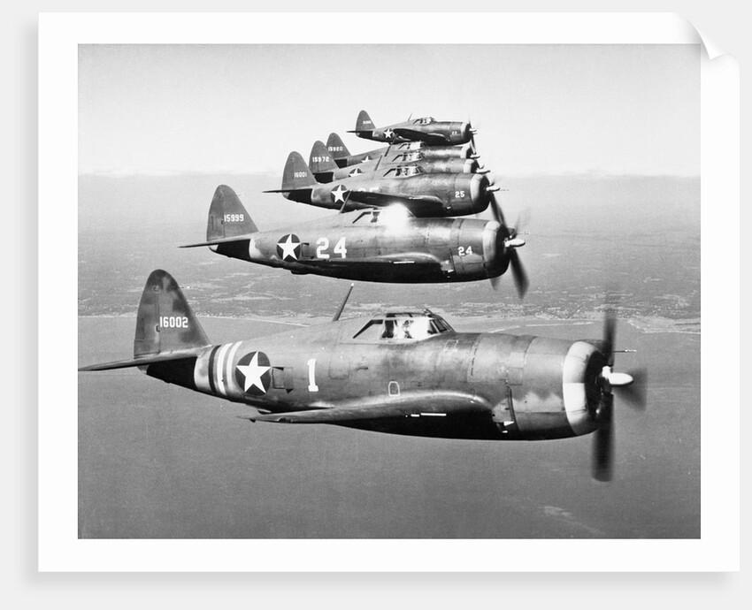 View of The Republic P-47B "Thunderbolt" by Anonymous