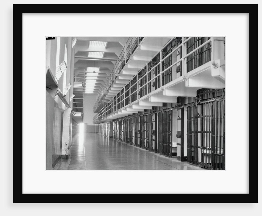 Interior View of Alcatraz Prison by Anonymous