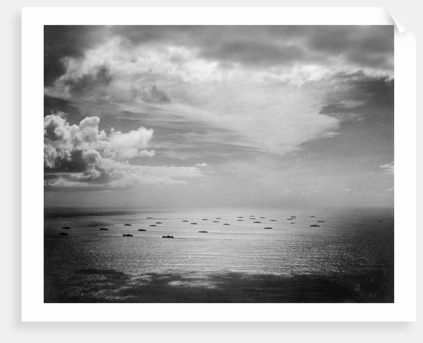 Convoy of Military Warships by Anonymous
