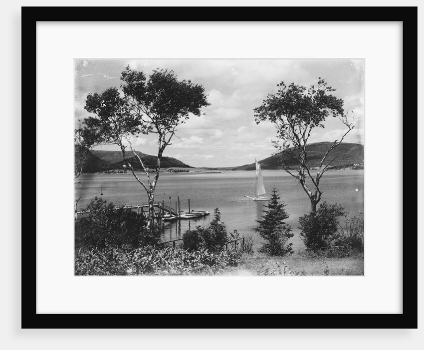 Southwest Harbor Looking Toward Somes Sound in Maine by Anonymous