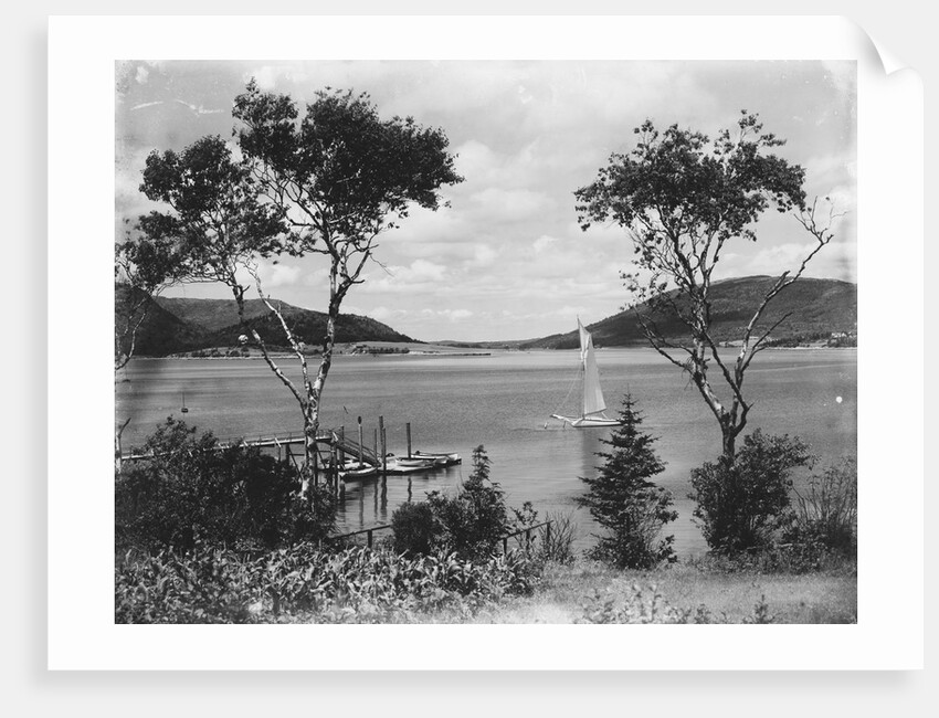 Southwest Harbor Looking Toward Somes Sound in Maine by Anonymous