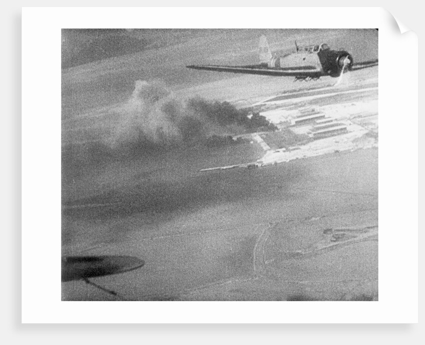 Planes Flying Over Air Smoking Field by Anonymous