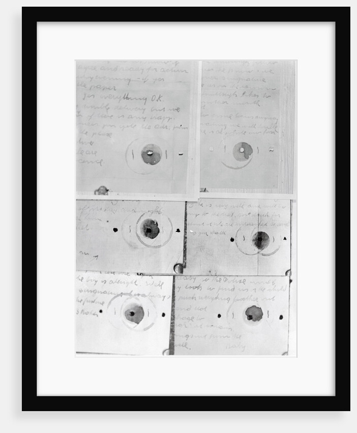 Display of Kidnapping Notes by Anonymous