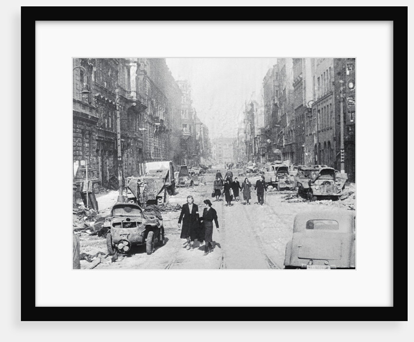 Destroyed Streets in Berlin by Anonymous