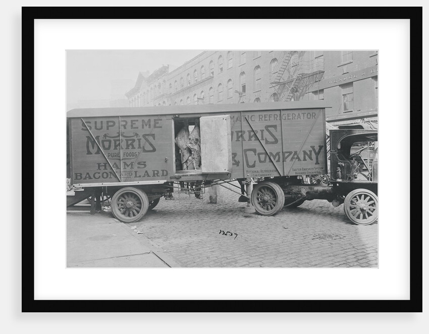 Truck Delivering Beef by Anonymous