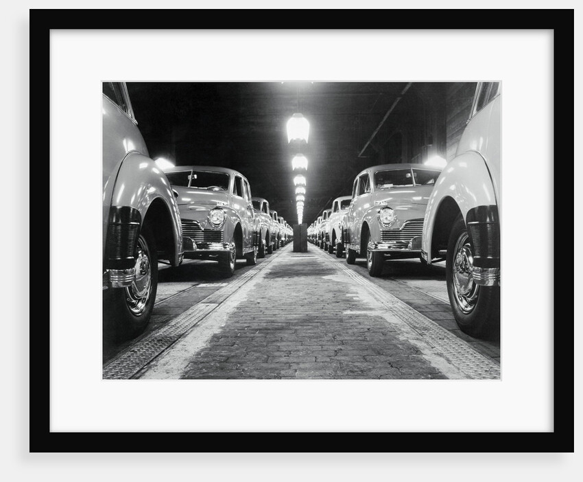 Cars at Studebaker Factory by Anonymous