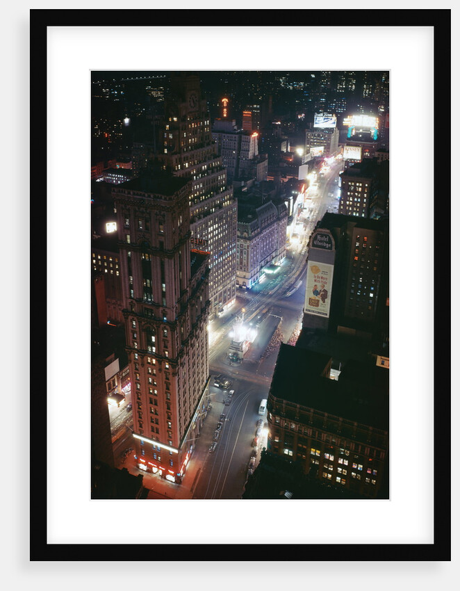 Times Square and Garment District at Night by Anonymous