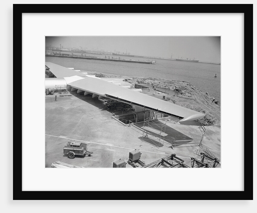 Howard Hughes"Spruce Goose"Nearing Completion by Anonymous