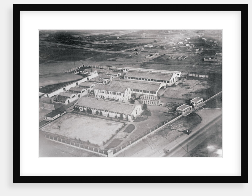 Airfield Where Lindbergh Lands by Anonymous