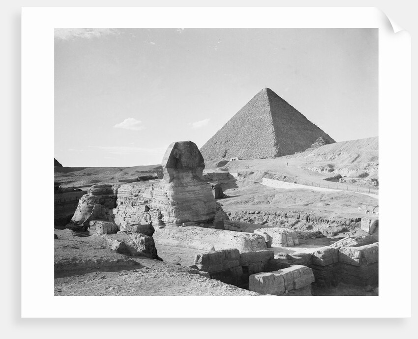 The Sphinx and Pyramid by Anonymous