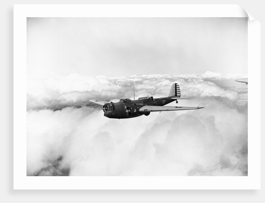 Martin B-10 Bomber Flying by Anonymous