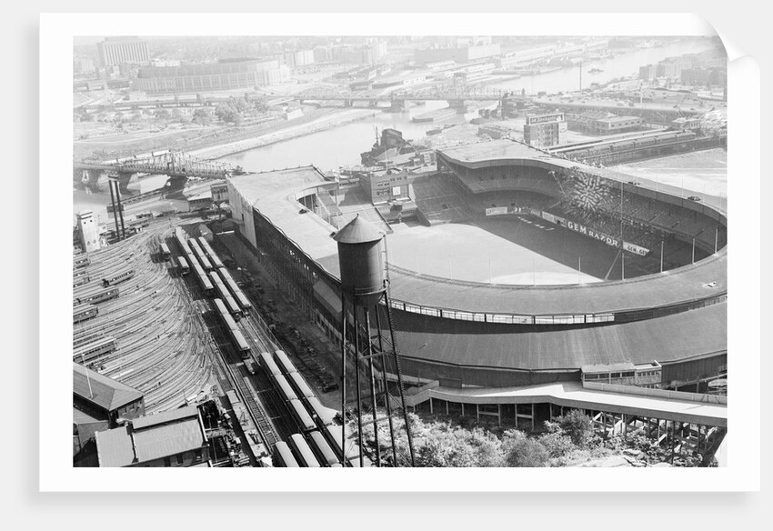 Aerial View of Stadiums by Anonymous