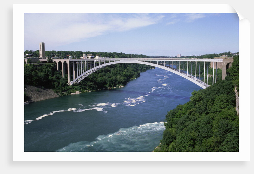 Aerial View of Peace Bridge Site by Anonymous
