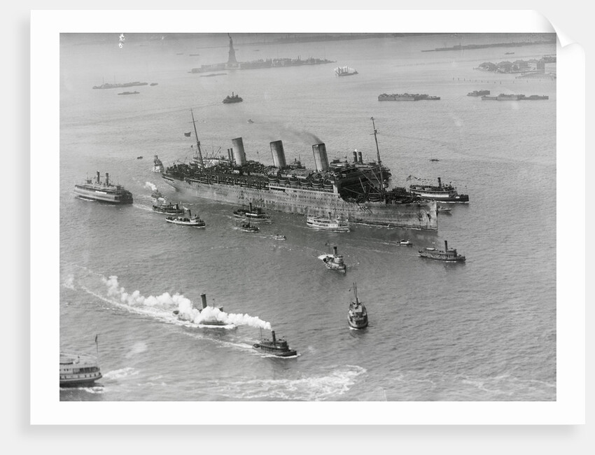 Leviathan Entering Harbor by Anonymous