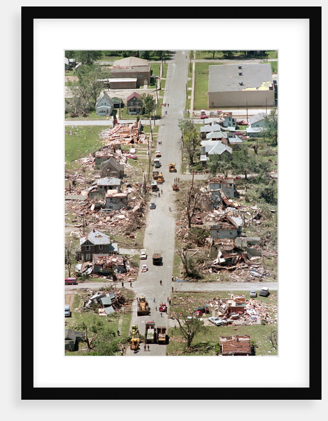 Aerial View of Tornado Damage in Ohio by Anonymous
