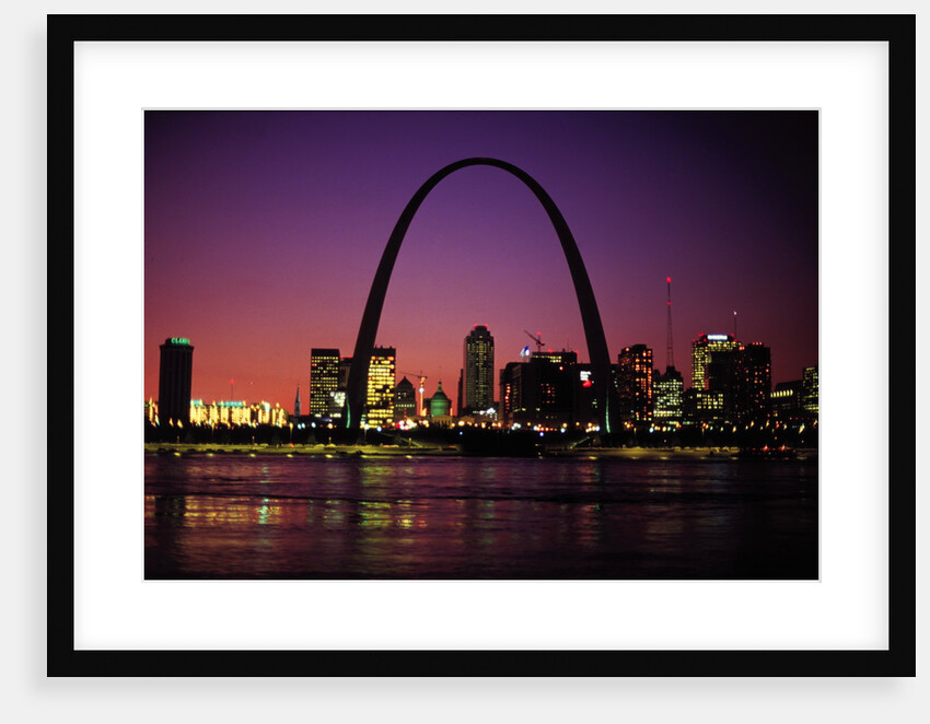 St. Louis Skyline Including Gateway Arch by Anonymous