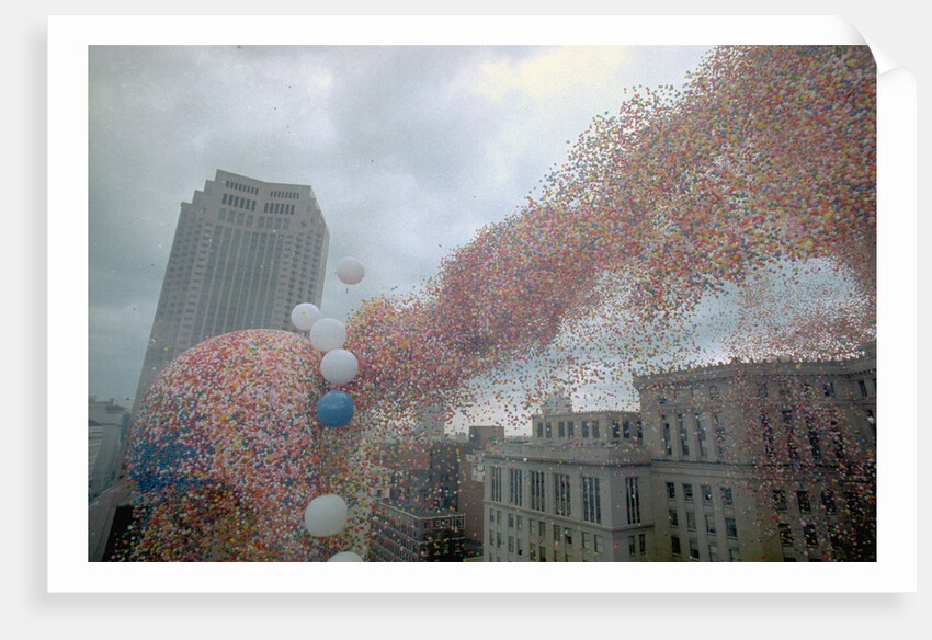 Balloons Surrounding Terminal Building by Anonymous