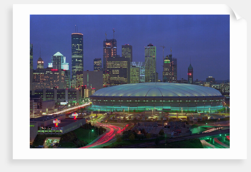 Aerial View of the Minneapolis Metrodome Before World Series by Anonymous