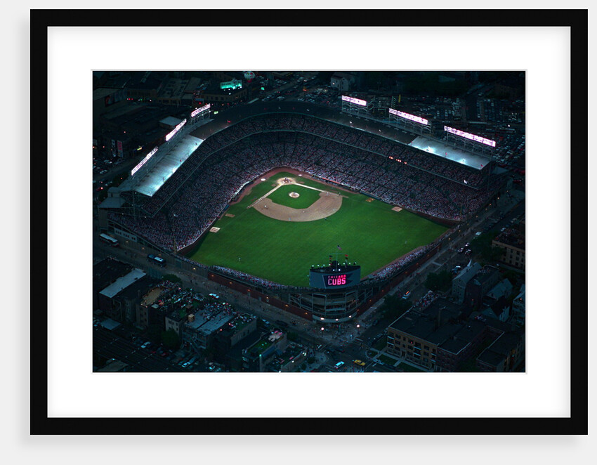 Wrigley Field from Overhead by Anonymous