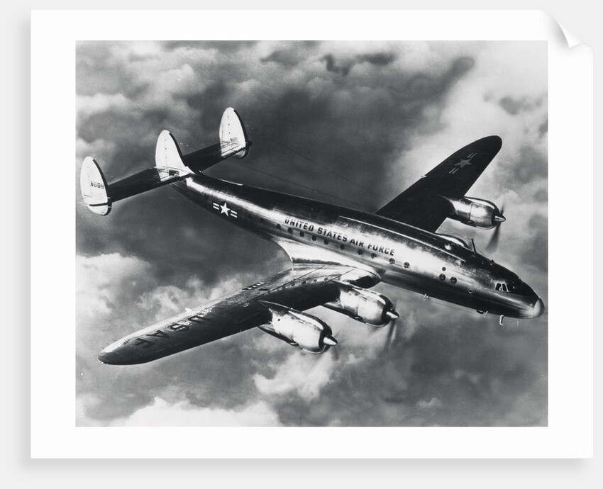USAF Lockheed Constellation Transport Airplane by Anonymous
