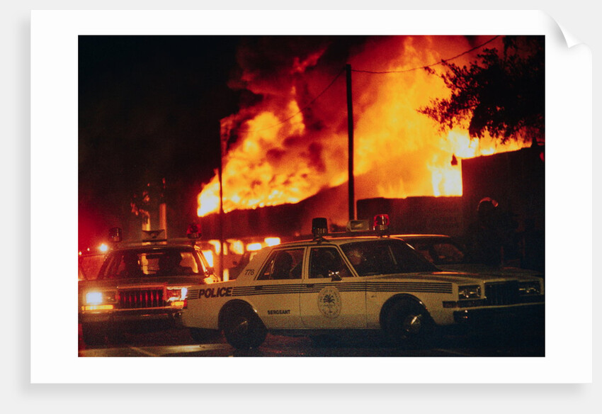 Burning Buildings with Police on the Scene by Anonymous