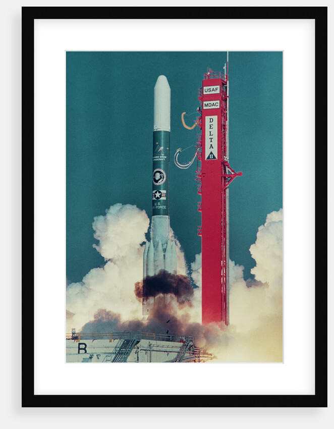 American Rocket Blasting into Space by Anonymous