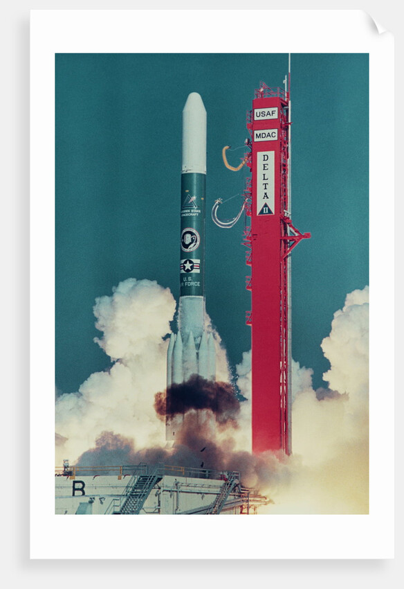 American Rocket Blasting into Space by Anonymous