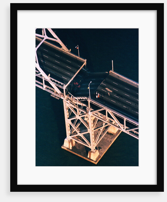Bridge Damaged During Loma Prieta Earthquake by Anonymous