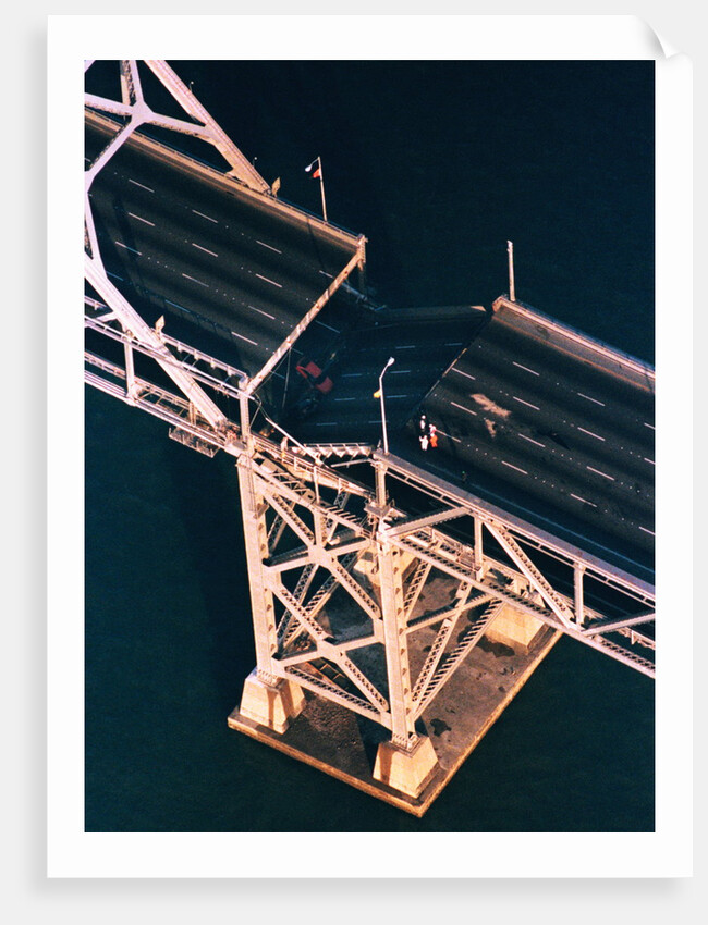 Bridge Damaged During Loma Prieta Earthquake by Anonymous