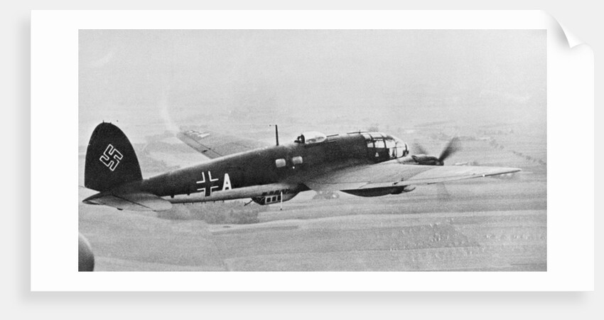 German Plane in Flight by Anonymous