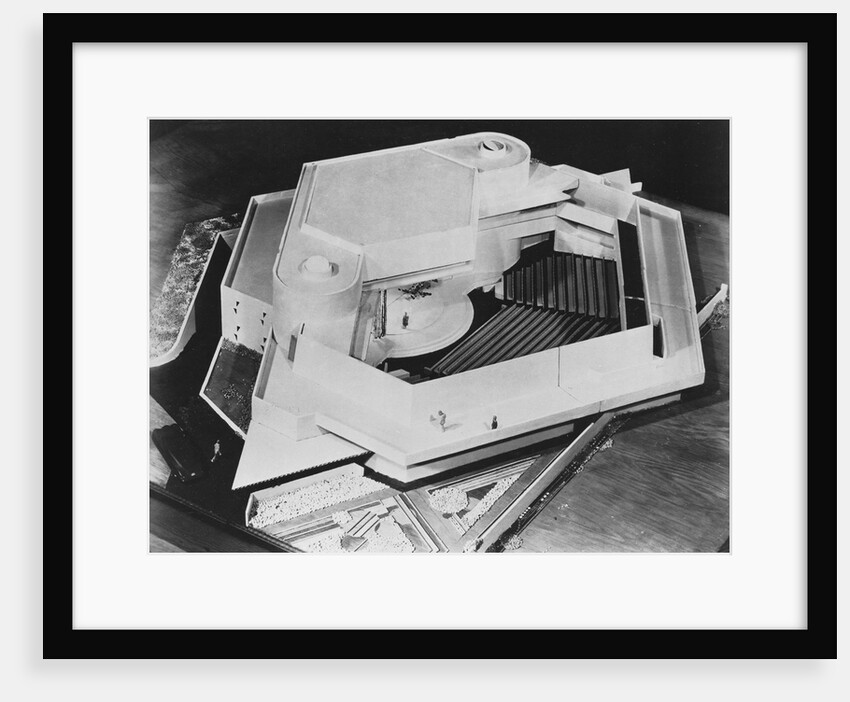 Model Theater Designed by Frank Lloyd Wright by Anonymous