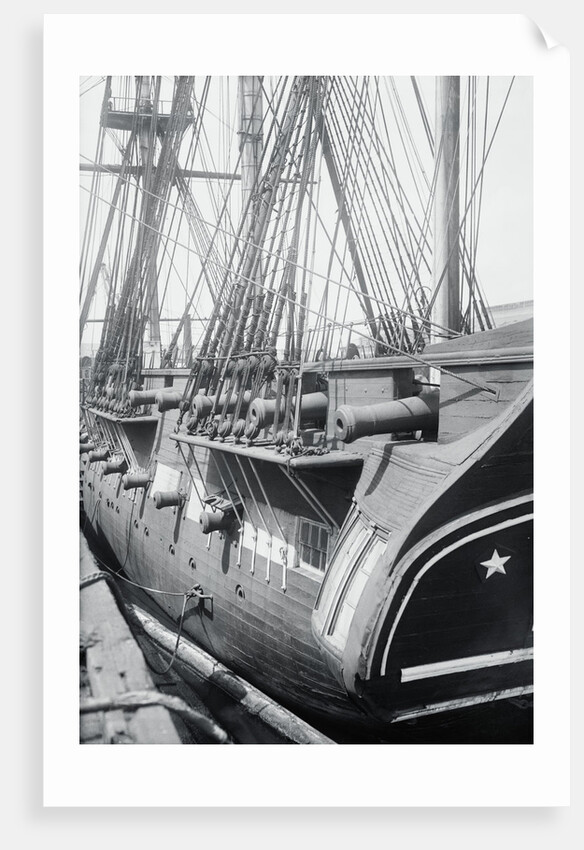 USSConstitution Displaying Its Rigging by Anonymous