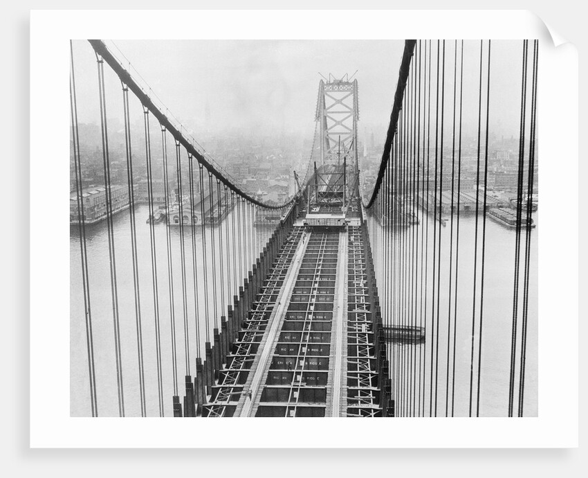 View of Suspension Bridge by Anonymous
