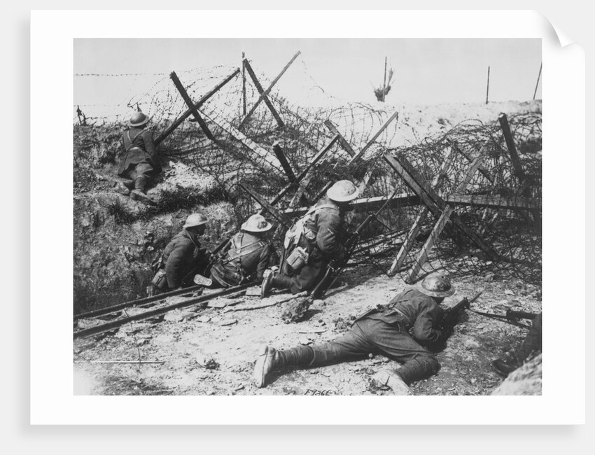 Soldiers Fighting by Anonymous