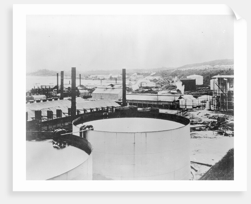 View of Large Refinery by Anonymous
