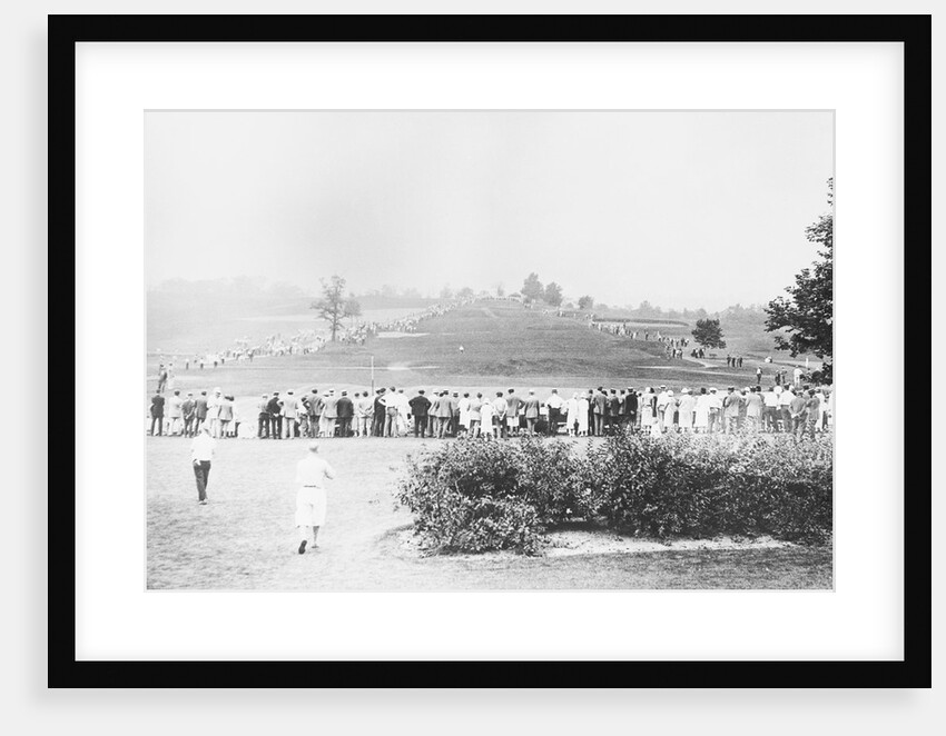 Spectators Watching National Amateur Golf Championships by Anonymous
