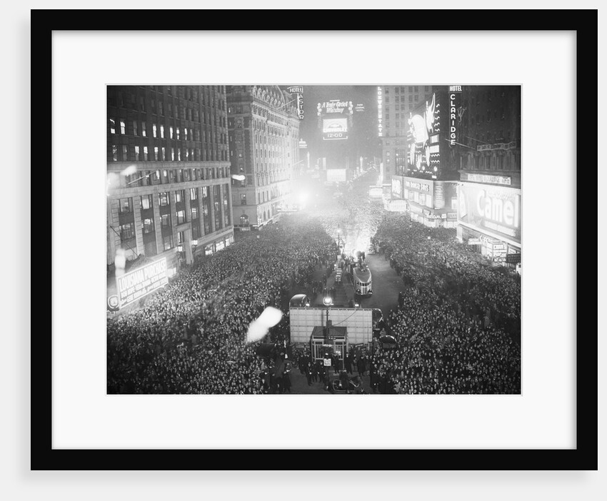 Times Square on New Years by Anonymous