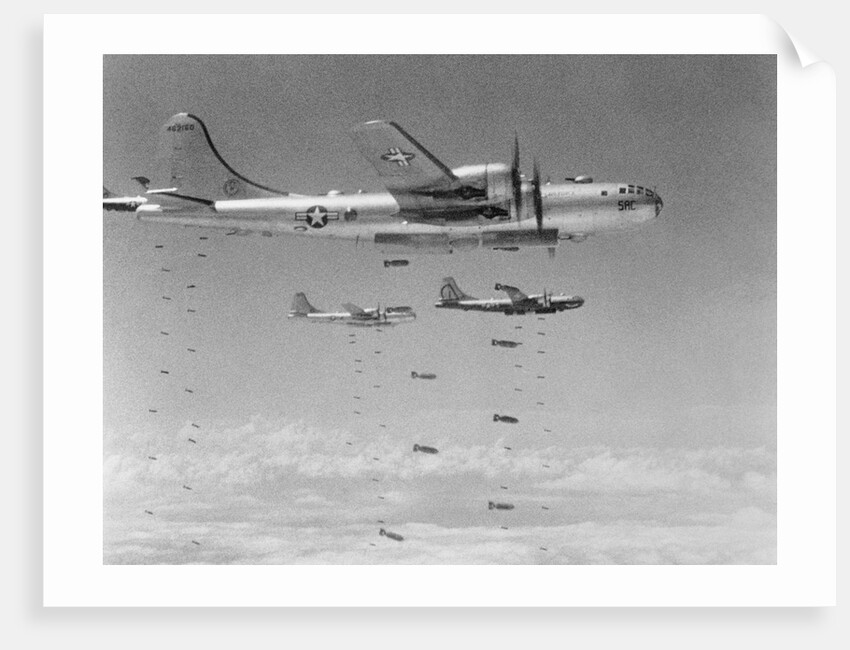 Military Airplanes in Flight by Anonymous